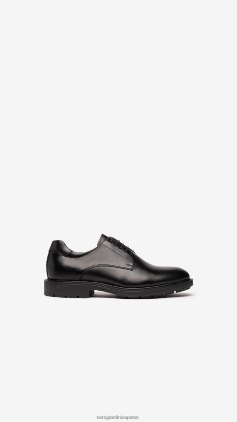 calzado hombres NeroGiardini ZP6Z6P354 arte. i202481u zapatos con cordones de piel Nerón