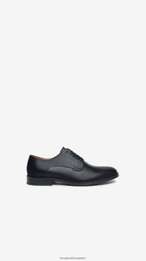 calzado hombres NeroGiardini ZP6Z6P357 arte. i302921ue zapatos con cordones de piel Nerón