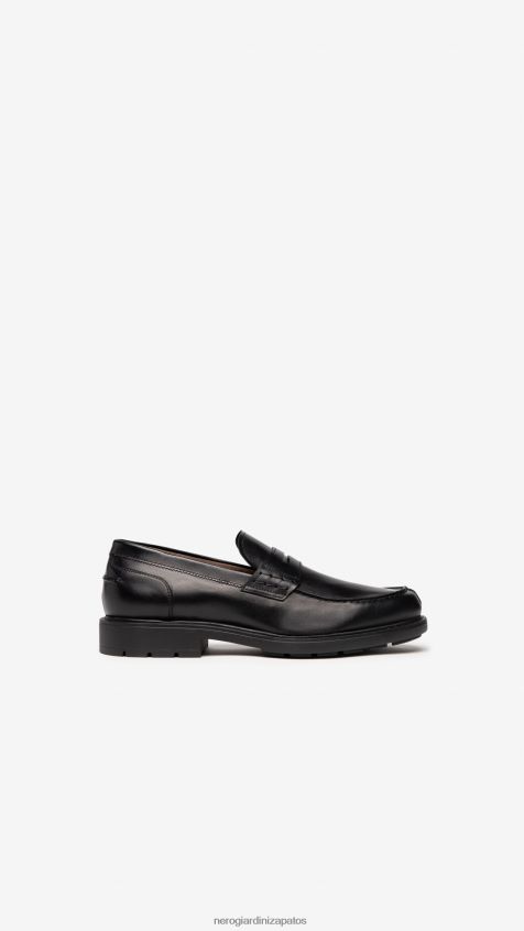 calzado hombres NeroGiardini ZP6Z6P366 arte. mocasines de piel i202480u Nerón