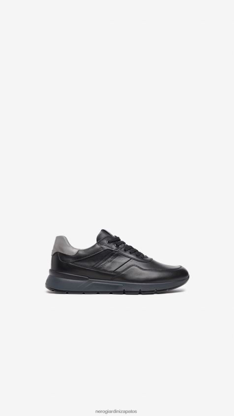calzado hombres NeroGiardini ZP6Z6P328 arte. zapatillas i303010u de piel Nerón