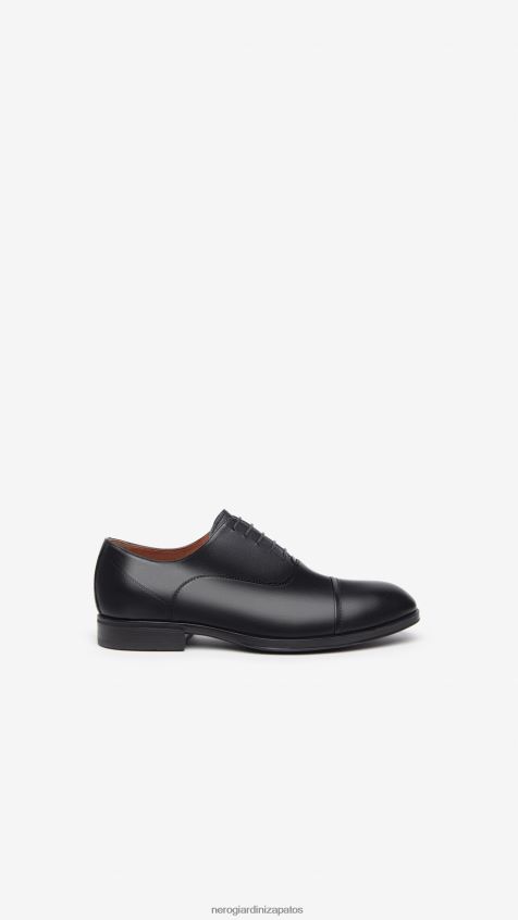 calzado hombres NeroGiardini ZP6Z6P345 arte. i302942ue zapatos con cordones de piel Nerón