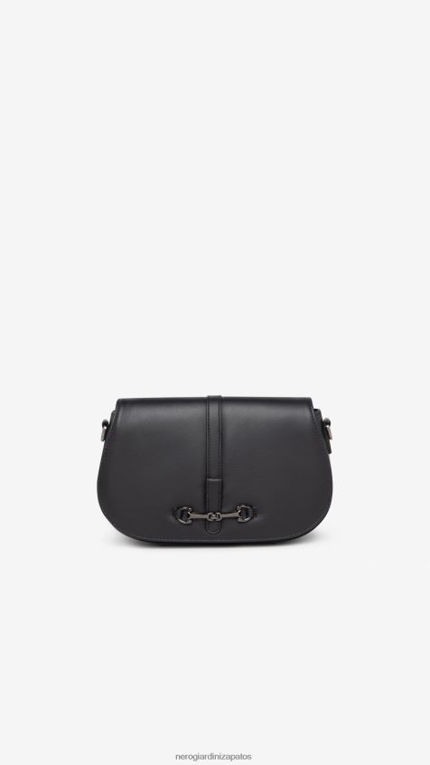 accesorio mujer NeroGiardini ZP6Z6P297 arte. i343511d bolso de hombro de piel Nerón