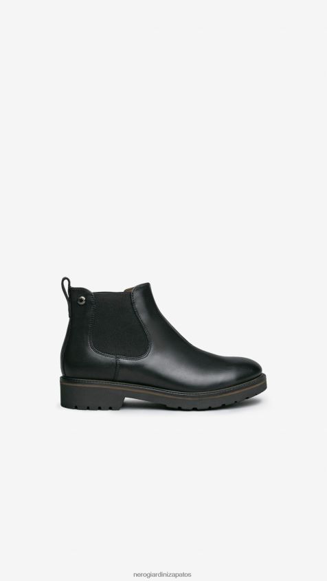 calzado mujer NeroGiardini ZP6Z6P206 arte. botas chelsea de cuero i013121d Nerón