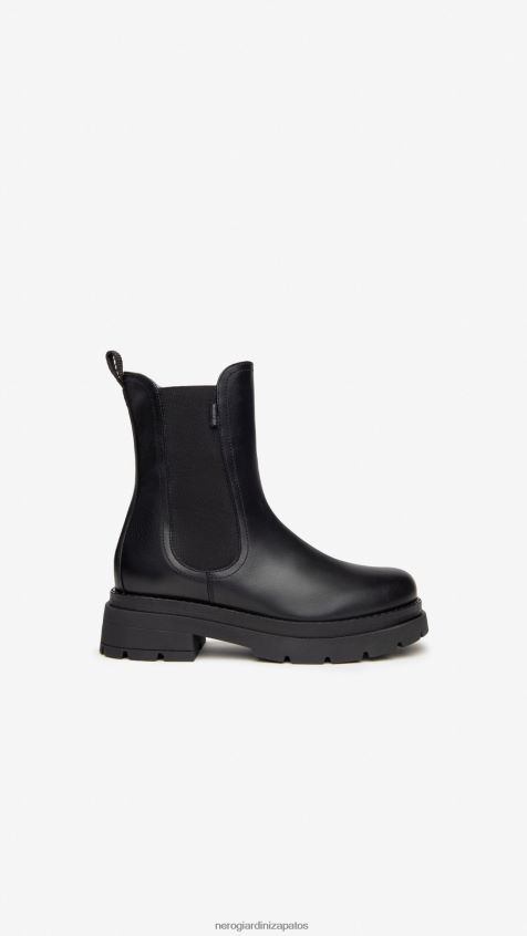calzado mujer NeroGiardini ZP6Z6P208 arte. botines chelsea de ante i309153d Nerón