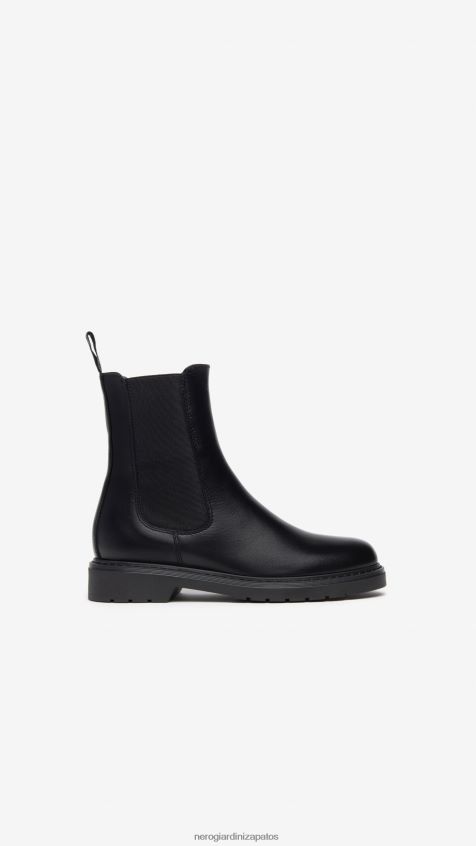 calzado mujer NeroGiardini ZP6Z6P218 arte. botas chelsea de cuero i205990d Nerón