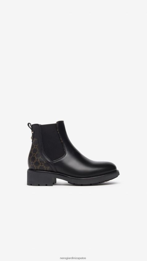 calzado mujer NeroGiardini ZP6Z6P220 arte. botas chelsea de cuero i309000d Nerón