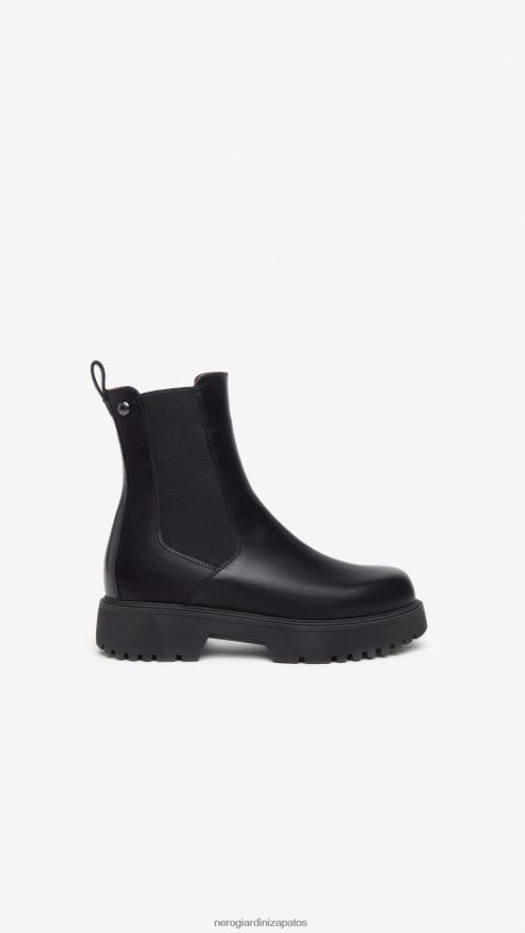 calzado mujer NeroGiardini ZP6Z6P223 arte. botas chelsea de cuero i309112d Nerón