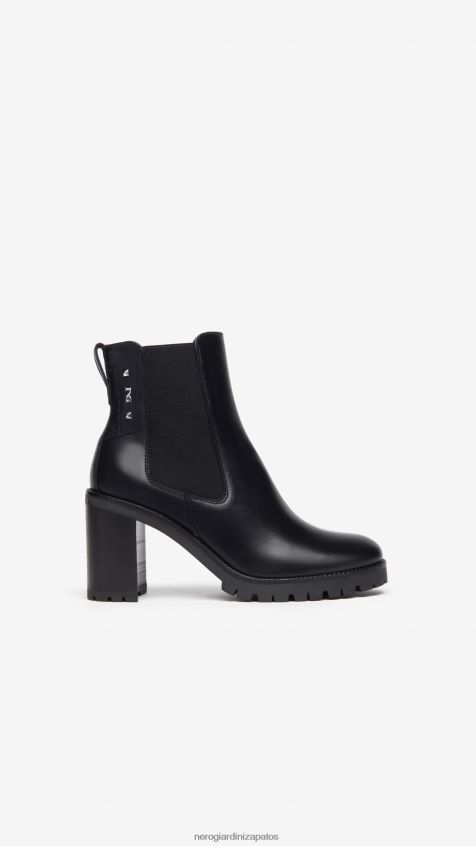 calzado mujer NeroGiardini ZP6Z6P225 arte. botas chelsea de cuero i308980d Nerón