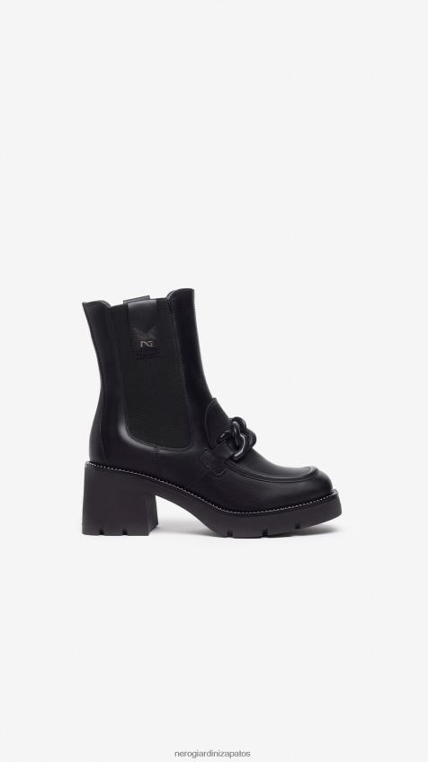 calzado mujer NeroGiardini ZP6Z6P226 arte. botas chelsea de cuero i309041d Nerón
