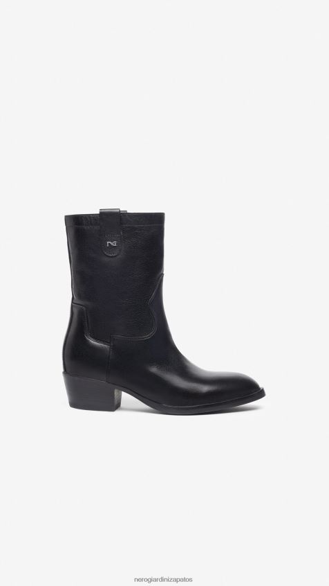 calzado mujer NeroGiardini ZP6Z6P188 arte. botines de piel i308280d Nerón