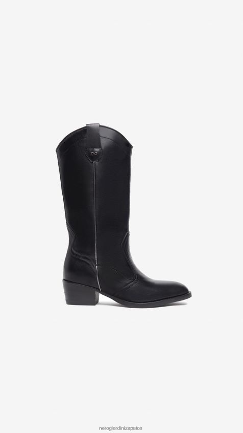 calzado mujer NeroGiardini ZP6Z6P231 arte. botas de cuero i308282d Nerón