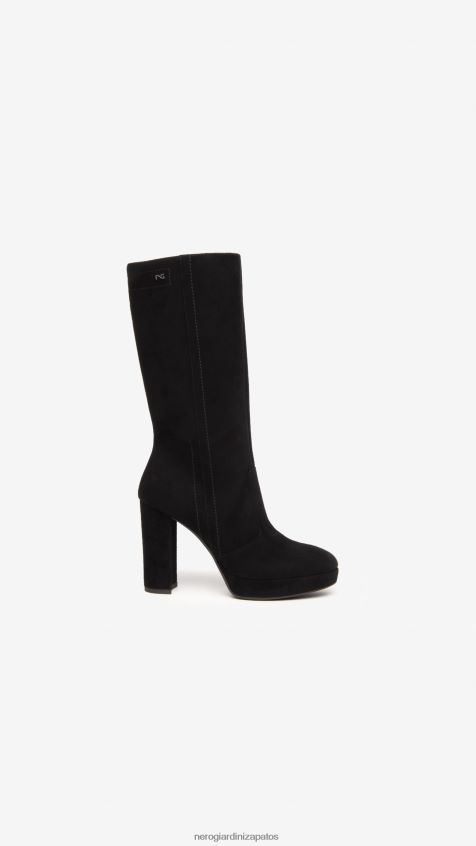 calzado mujer NeroGiardini ZP6Z6P233 arte. botas de gamuza i308202d Nerón