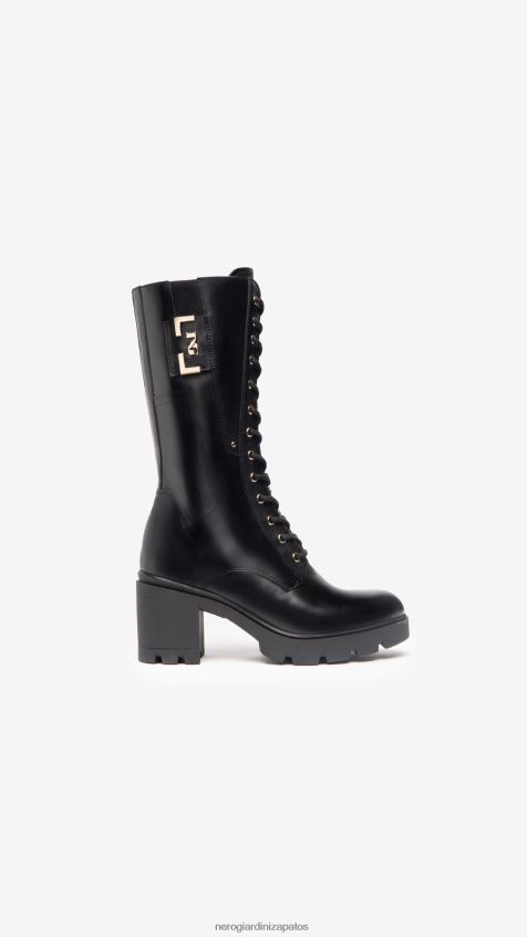 calzado mujer NeroGiardini ZP6Z6P238 arte. botas de cuero i205862d Nerón