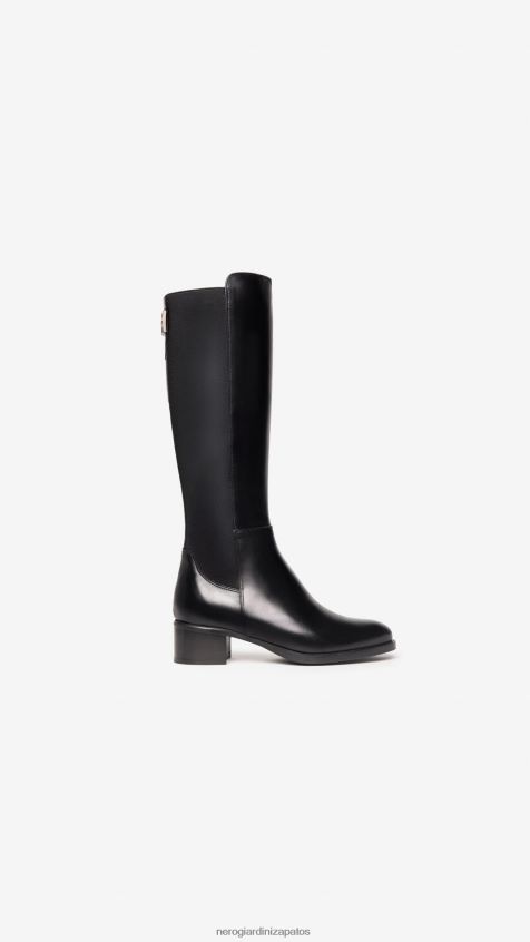 calzado mujer NeroGiardini ZP6Z6P239 arte. botas de cuero i205702d Nerón