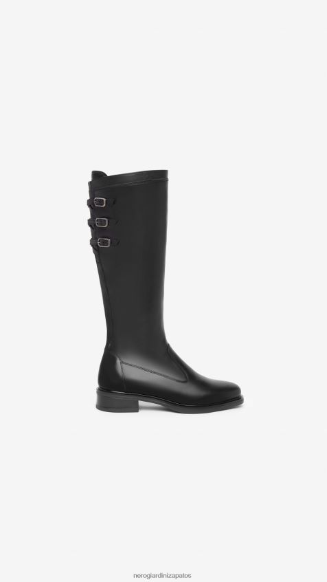 calzado mujer NeroGiardini ZP6Z6P245 arte. botas de cuero i308814d Nerón