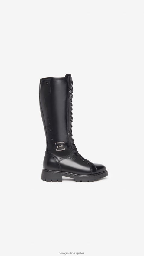 calzado mujer NeroGiardini ZP6Z6P248 arte. botas de cuero i309063d Nerón