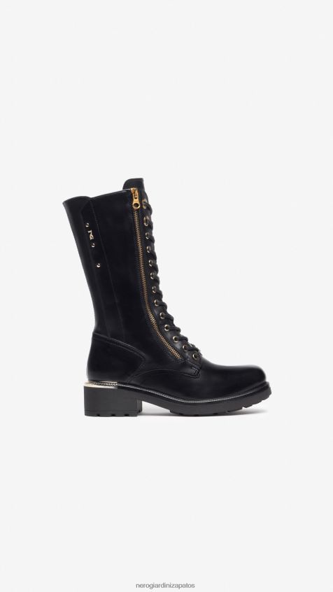 calzado mujer NeroGiardini ZP6Z6P249 arte. botas de cuero i308991d Nerón