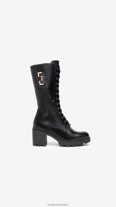 calzado mujer NeroGiardini ZP6Z6P280 arte. botas de cuero i205864d Nerón