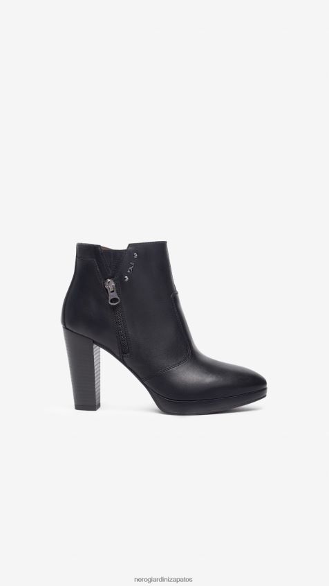 calzado mujer NeroGiardini ZP6Z6P143 arte. botines de piel i308253d Nerón