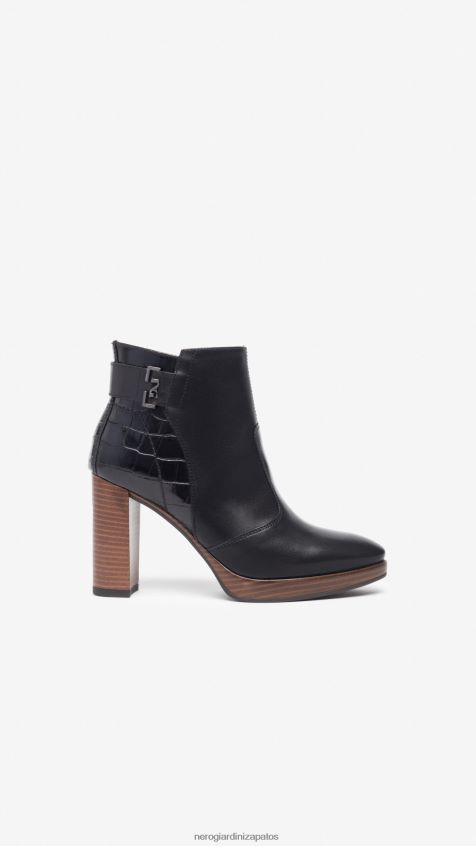 calzado mujer NeroGiardini ZP6Z6P148 arte. botines de piel i308262d Nerón