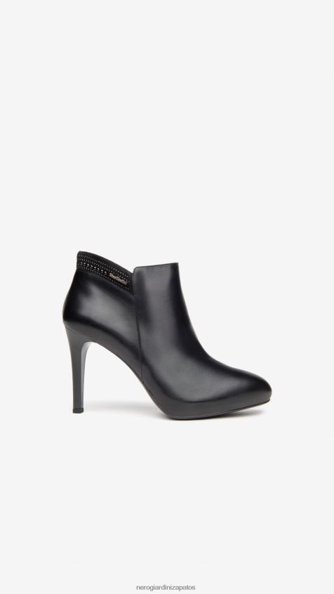 calzado mujer NeroGiardini ZP6Z6P156 arte. i013461de botines de piel y ante Nerón