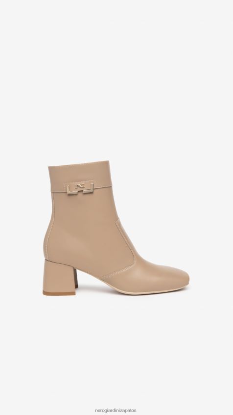 calzado mujer NeroGiardini ZP6Z6P163 arte. botines de piel i308655de tortora