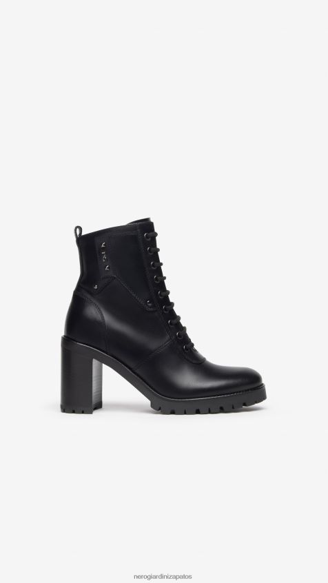 calzado mujer NeroGiardini ZP6Z6P182 arte. botines i308983d de piel Nerón