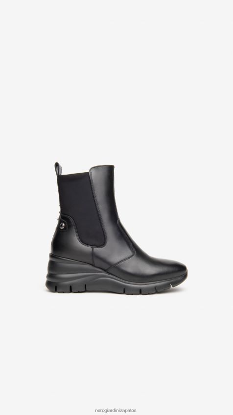 calzado mujer NeroGiardini ZP6Z6P190 arte. botines de piel i116885d Nerón