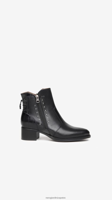 calzado mujer NeroGiardini ZP6Z6P192 arte. botines de piel i116761d Nerón
