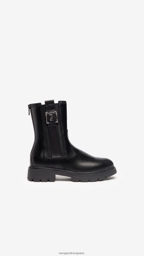 calzado mujer NeroGiardini ZP6Z6P194 arte. botines de piel i205910d Nerón