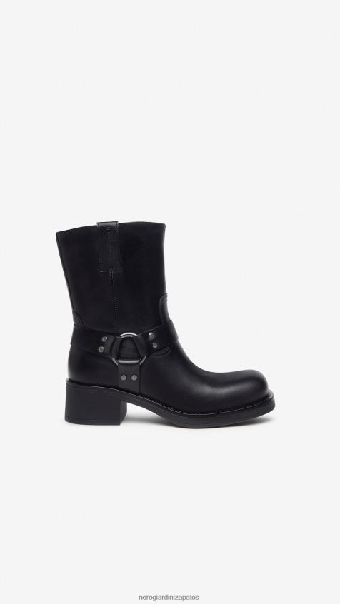 calzado mujer NeroGiardini ZP6Z6P199 arte. botines de piel i309220d Nerón
