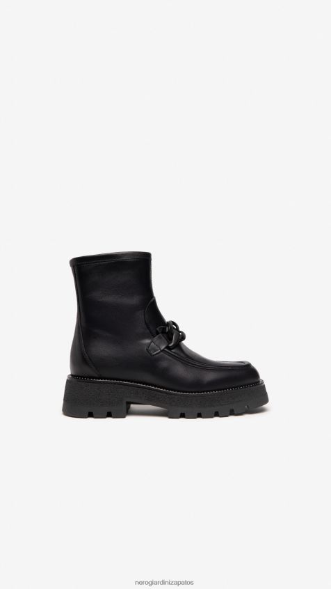 calzado mujer NeroGiardini ZP6Z6P201 arte. botines de piel i205941d Nerón