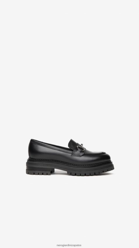 calzado mujer NeroGiardini ZP6Z6P79 arte. mocasines de piel i217715d Nerón
