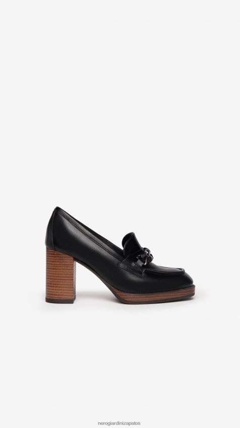 calzado mujer NeroGiardini ZP6Z6P81 arte. mocasines de piel i205060d Nerón