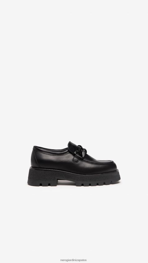 calzado mujer NeroGiardini ZP6Z6P86 arte. mocasines de piel i205940d Nerón