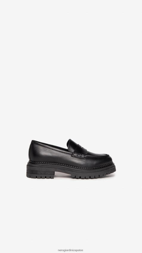 calzado mujer NeroGiardini ZP6Z6P89 arte. mocasines i205100d de piel Nerón