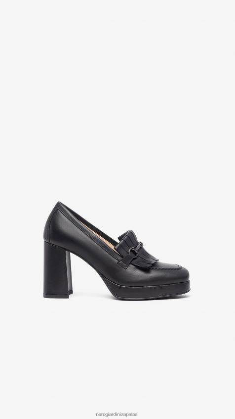 calzado mujer NeroGiardini ZP6Z6P91 arte. mocasines de piel i308212d Nerón