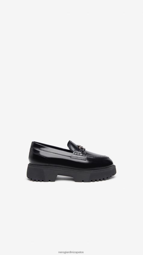 calzado mujer NeroGiardini ZP6Z6P94 arte. mocasines de piel i308160d Nerón