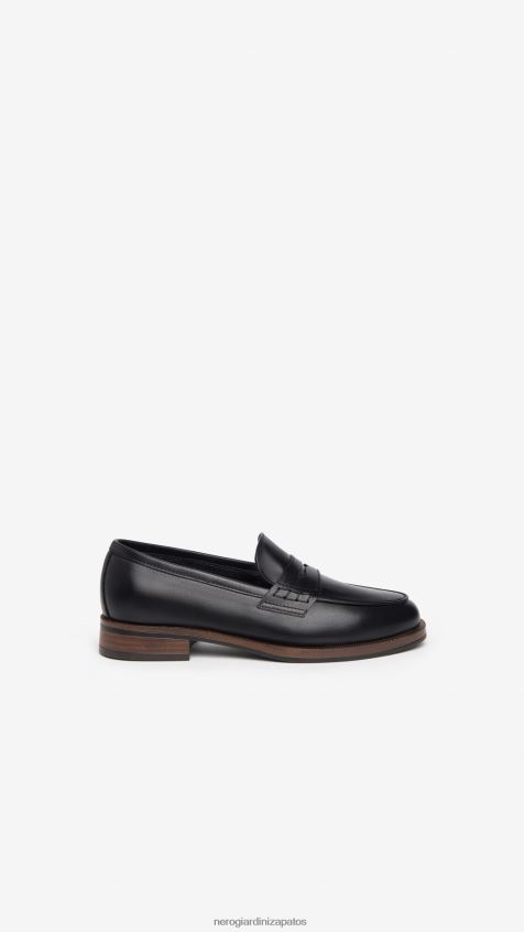 calzado mujer NeroGiardini ZP6Z6P99 arte. mocasines de piel i308171d Nerón