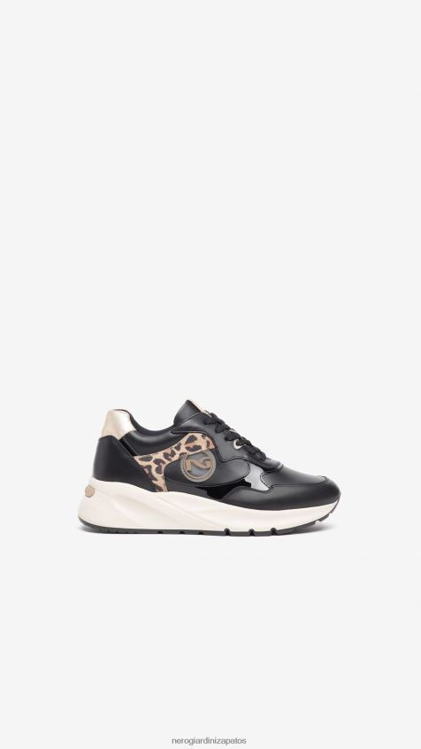calzado mujer NeroGiardini ZP6Z6P12 arte. zapatillas i308330d de piel Nerón