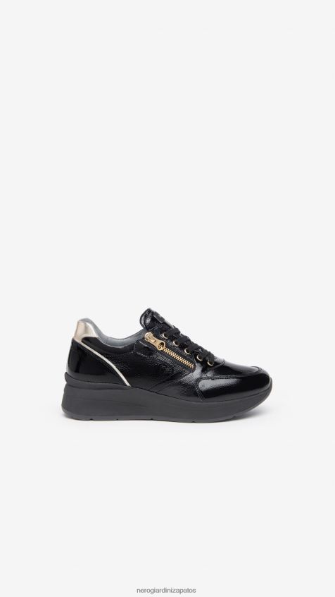 calzado mujer NeroGiardini ZP6Z6P18 arte. zapatillas i308372d de charol Nerón