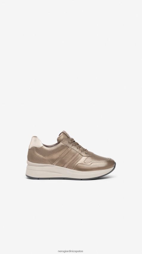 calzado mujer NeroGiardini ZP6Z6P30 arte. zapatillas i308376d de piel marrón