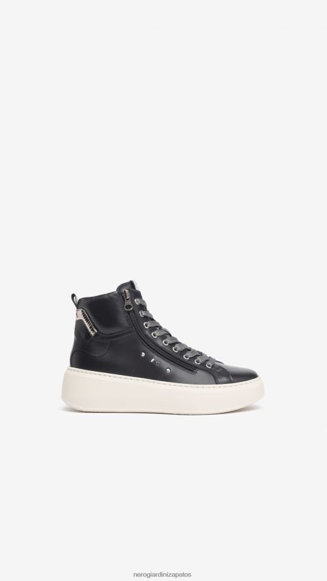 calzado mujer NeroGiardini ZP6Z6P13 arte. zapatillas i308462d de piel Nerón