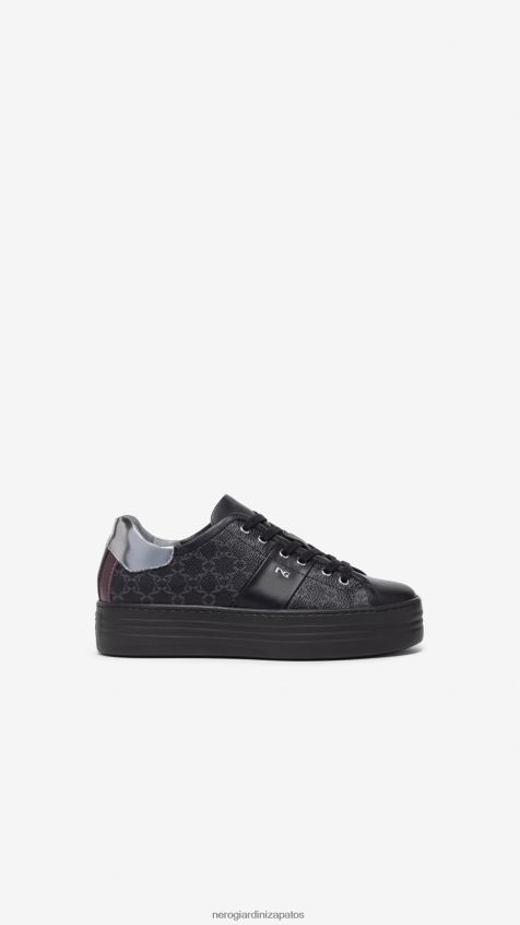 calzado mujer NeroGiardini ZP6Z6P21 arte. zapatillas i308420d de piel Nerón