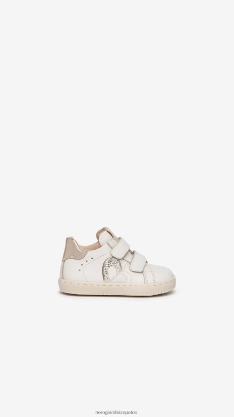 calzado chica NeroGiardini ZP6Z6P399 arte. zapatillas júnior de piel i322521f oso