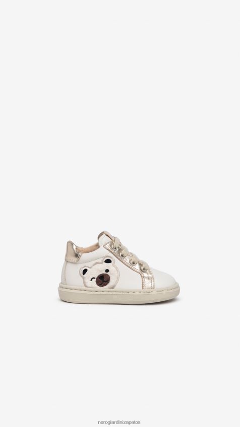 calzado chica NeroGiardini ZP6Z6P407 arte. zapatillas júnior de piel i322537f oso